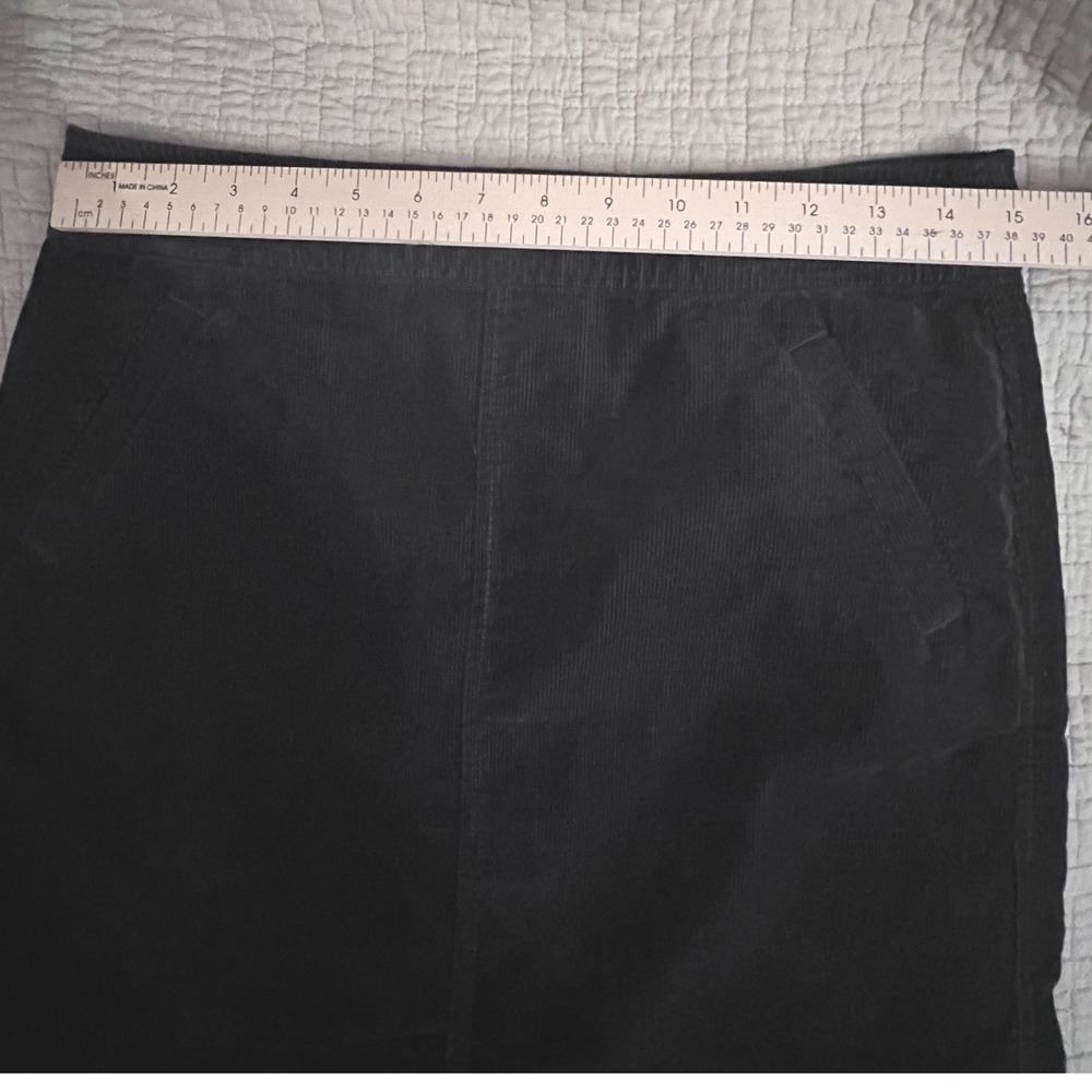 NWT LOFT Petite Brown Corduroy A-Line Mini Short Skirt‎ Size 6P back pockets - Picture 8 of 9